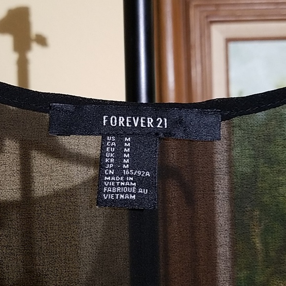 Forever 21 tank top sheer Size (M)A55 - Picture 4 of 4